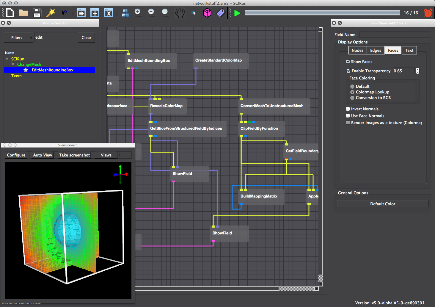 Add a colormap and enable transparency.