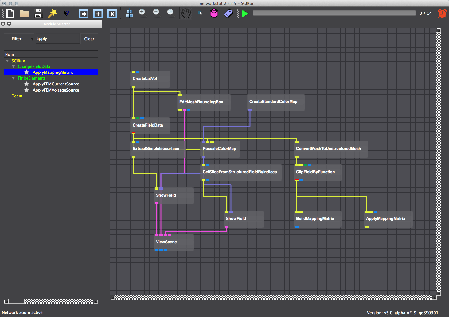 Build and apply the mapping network connections.