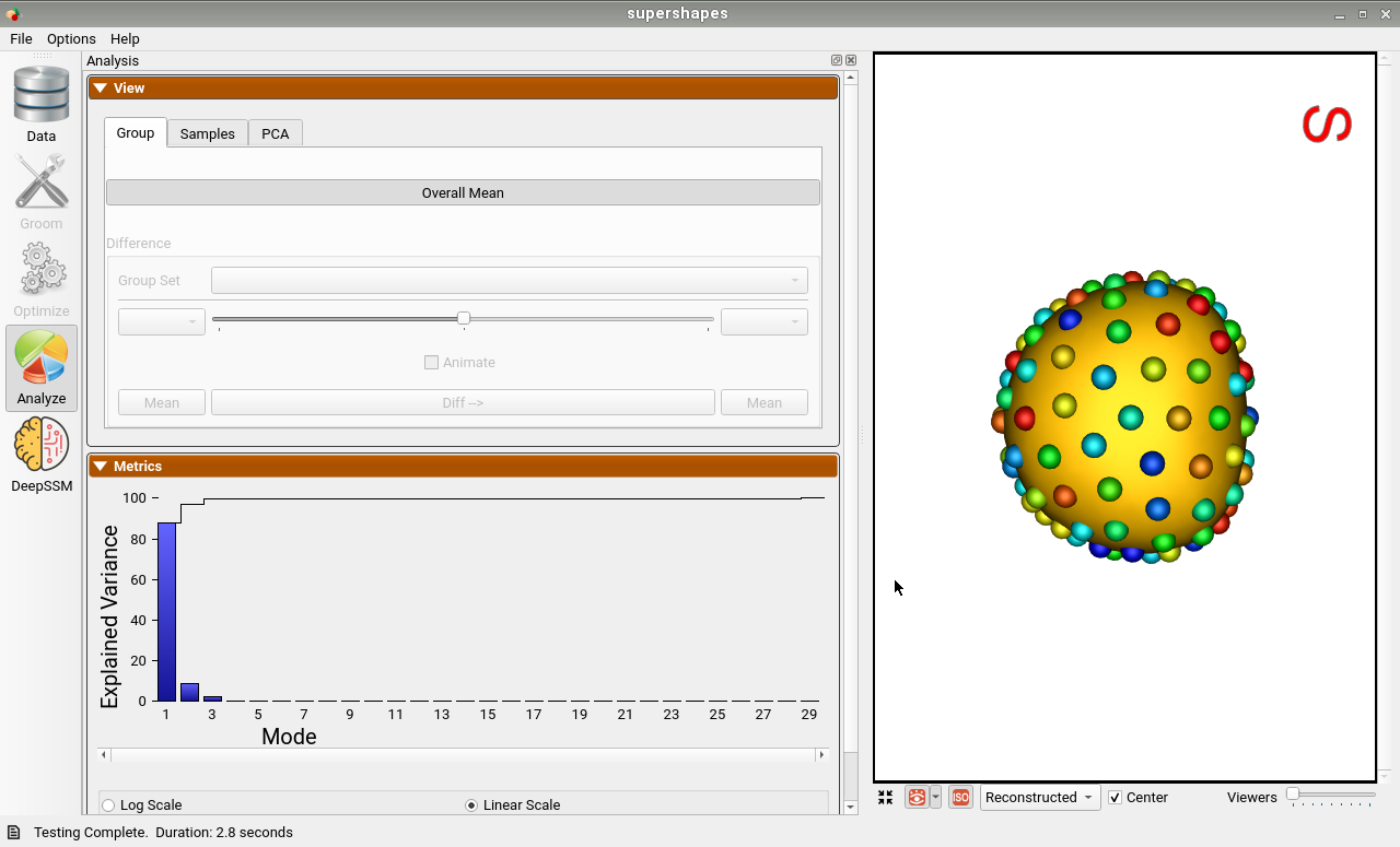 ShapeWorks Project for DeepSSM - Analyze