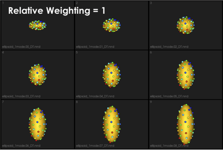 Relative weighting = 1