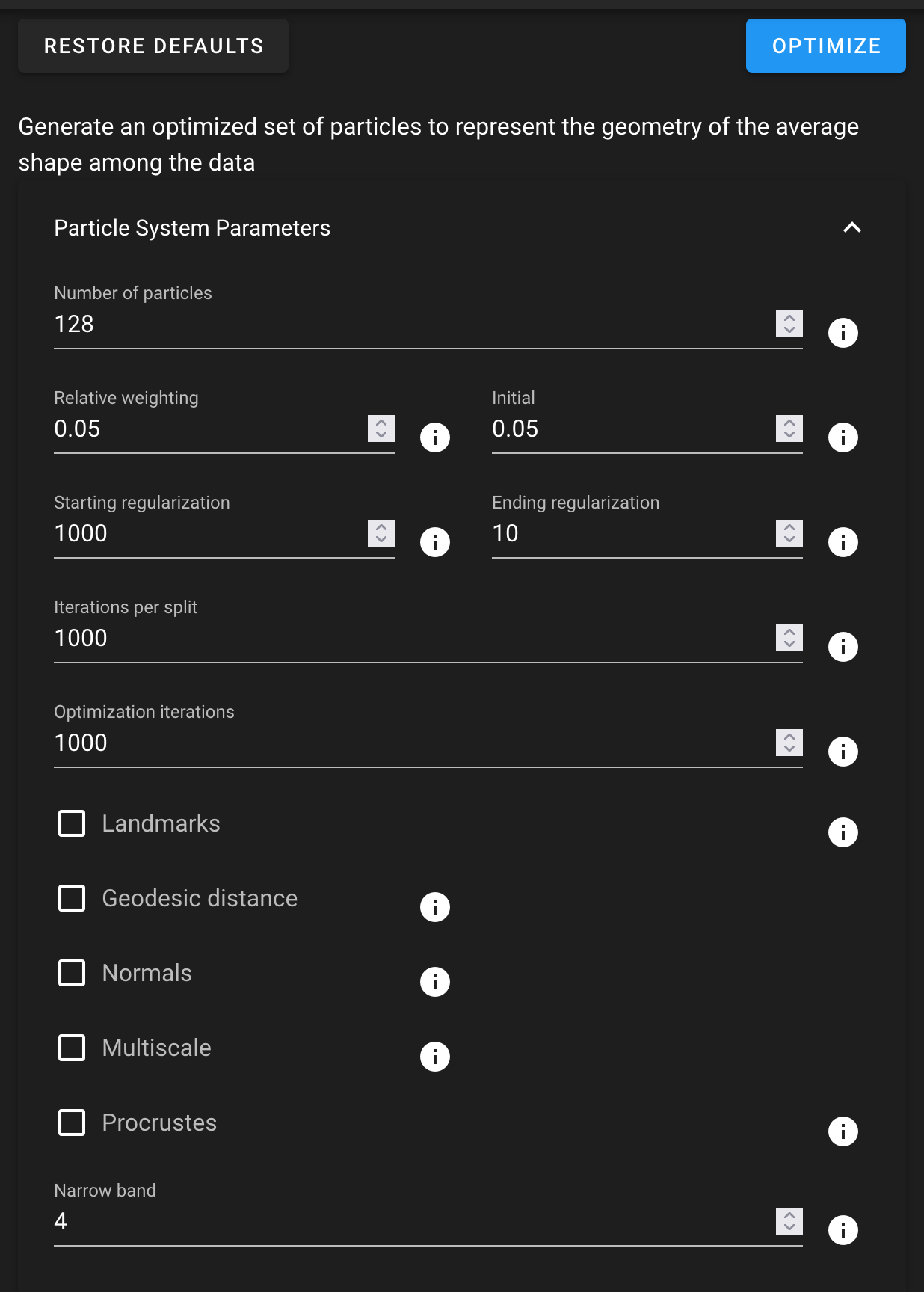 ShapeWorks Cloud Optimize Module