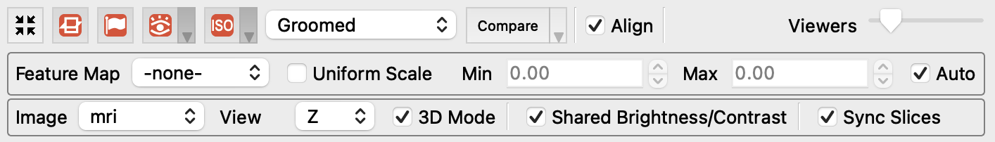 ShapeWorks Studio Viewer Image Controls