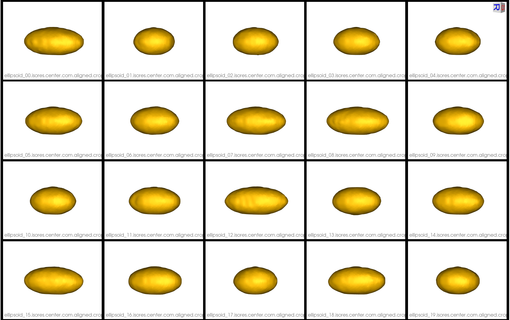 Fixed domain ellipsoid distance transforms