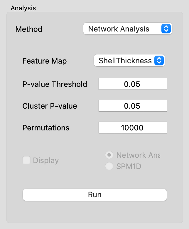 ShapeWorks Studio Network Analysis