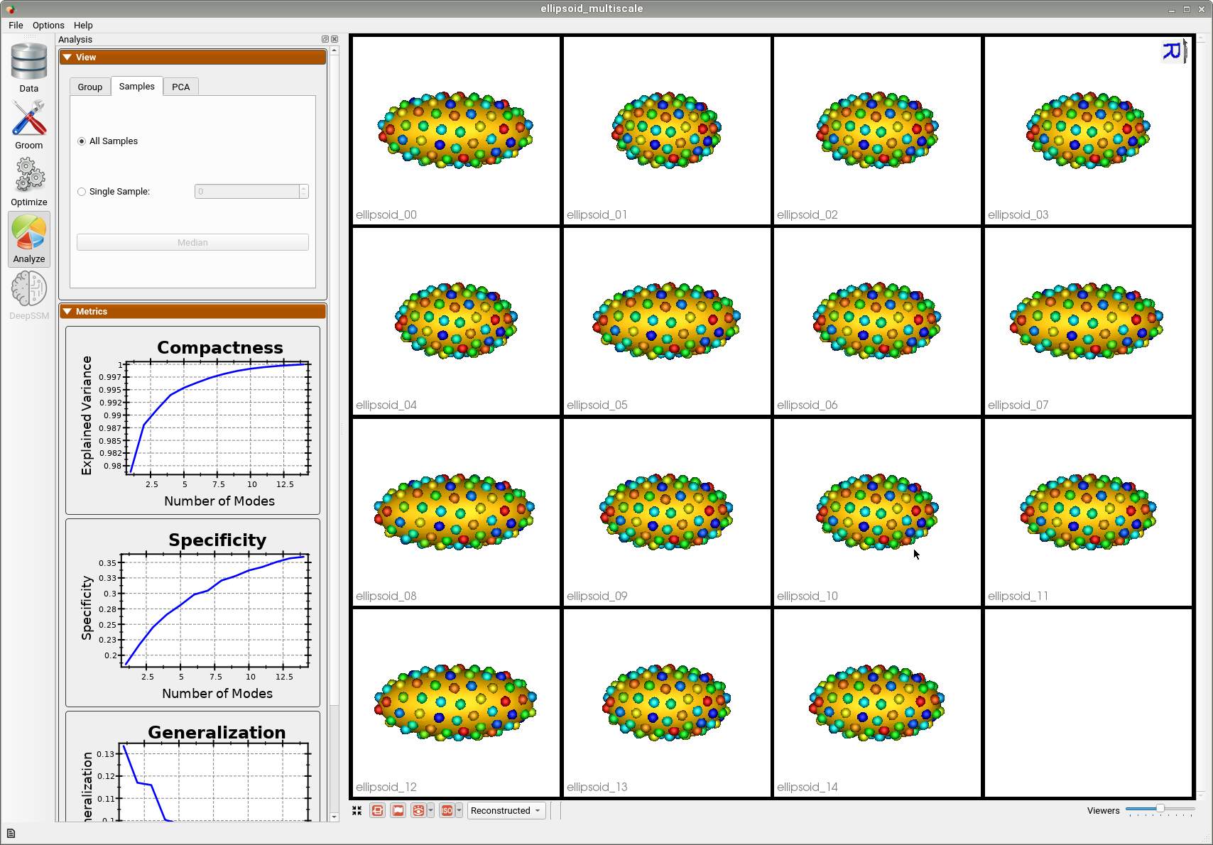 Ellipsoid Samples