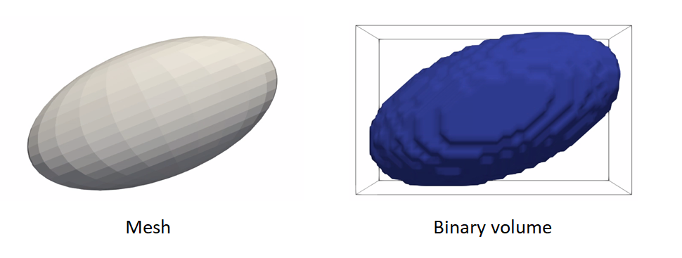 Mesh to volume example