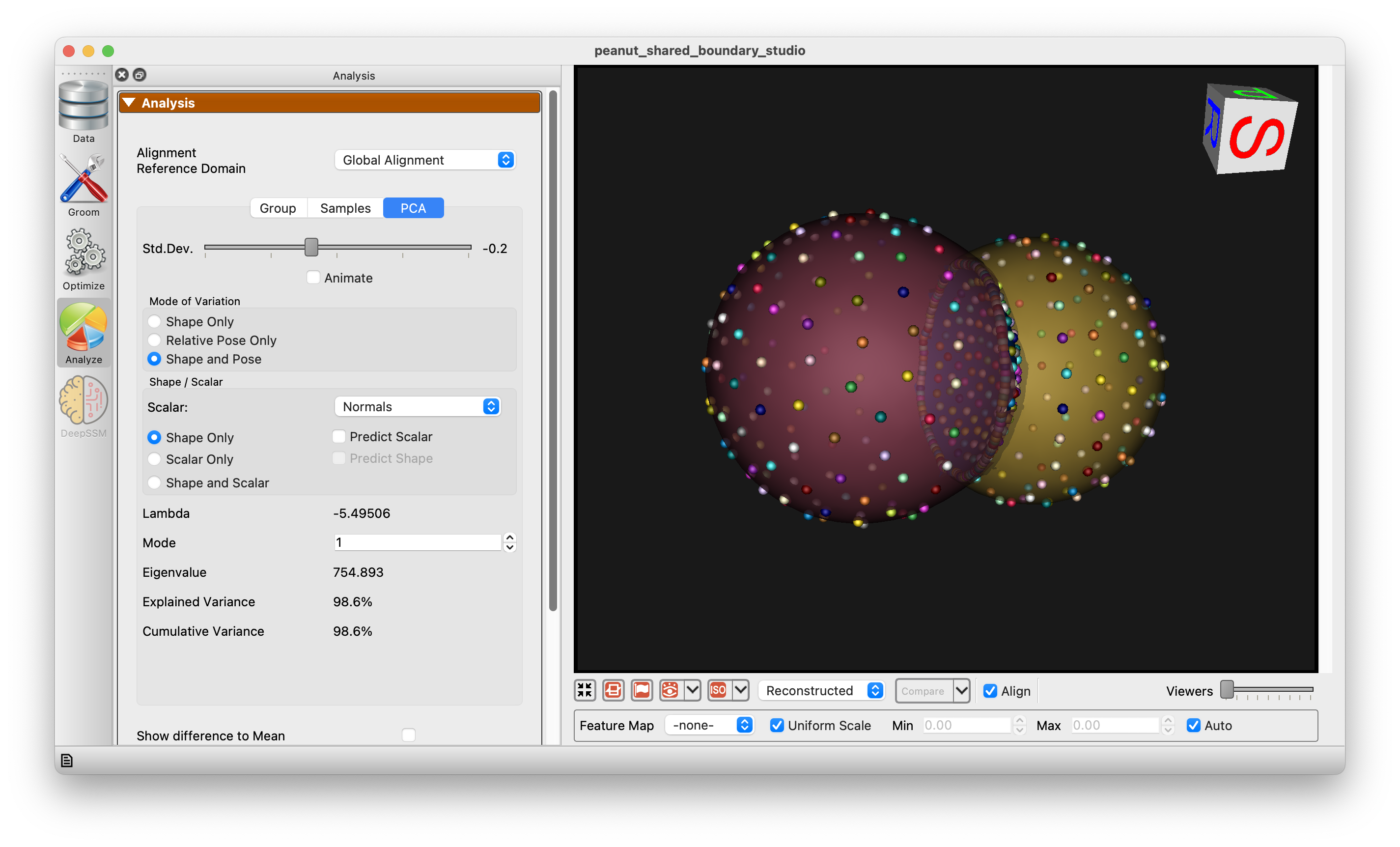 Shared Boundary Analysis in Studio